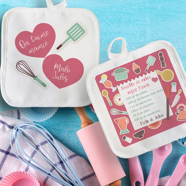 Maniquías de cocina personalizadas para Super Granny / Tata / Madrina, etc.