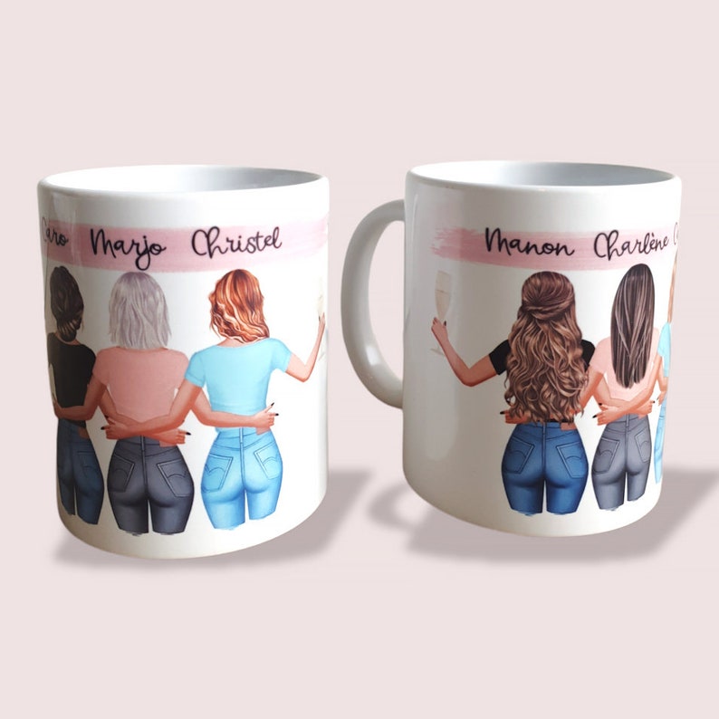 Customizable mug of girlfriends image 4