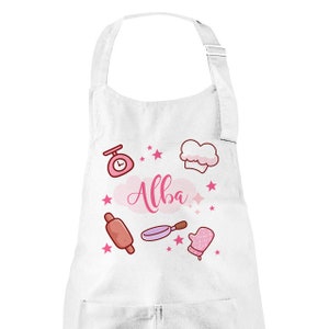 Girly child kitchen apron