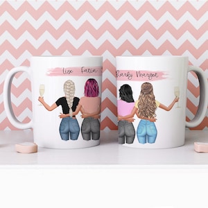 Customizable mug of girlfriends image 1