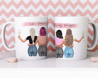 Customizable mug of girlfriends!