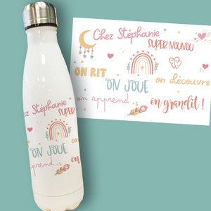 Gourd or personalized bottle Chez Nounou