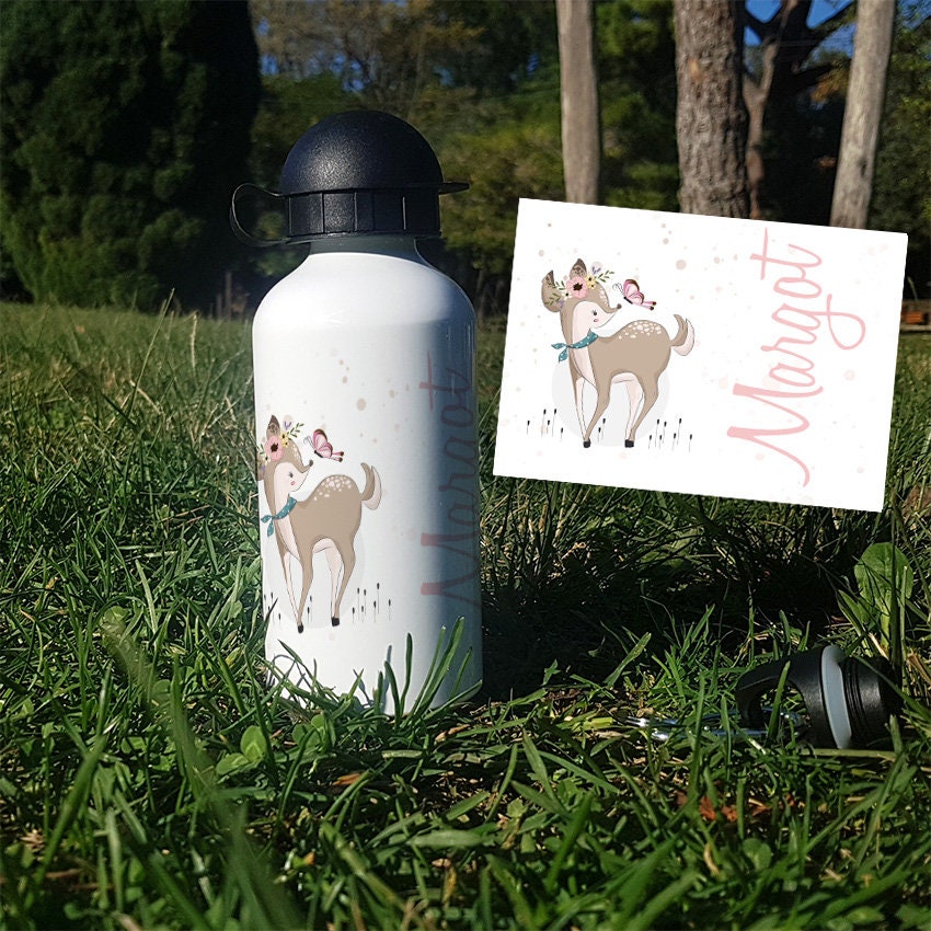 Gourde Personnalisée Prénom Daim