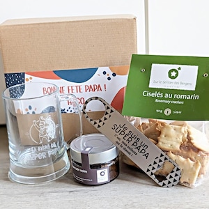 Beer aperitif box - Personalized aperitif box|Father&#39;s Day gift idea|Personalized dad gift idea|Grandpa gift idea/Grandpa gift