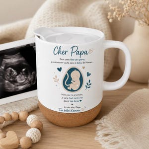 Kära pappa-mugg | Fars dag-present till blivande pappor | Presentidéer för pappor | Presentidéer för blivande pappor | Present till bebisen som pappa | Personlig pappapresent