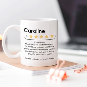 Google review mug - Original customizable gift work colleague, friend, family, personalized gift