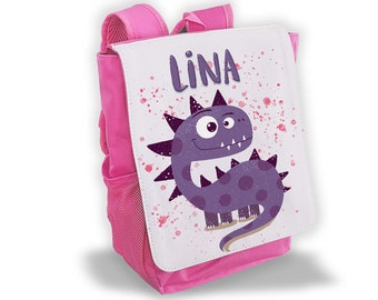 Personalisierte Kinderkindergarten/Kindergarten lila Kindergarten Rucksack