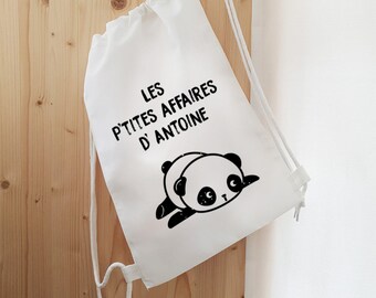 Panda model customizable children's sports bag