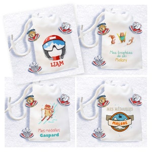 Pochette pour médailles de ski enfant