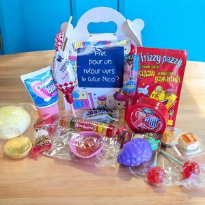 Box personnalisée de bonbons des années 80's et 90's - Vintage - Pour Noël, maîtresse, nounou