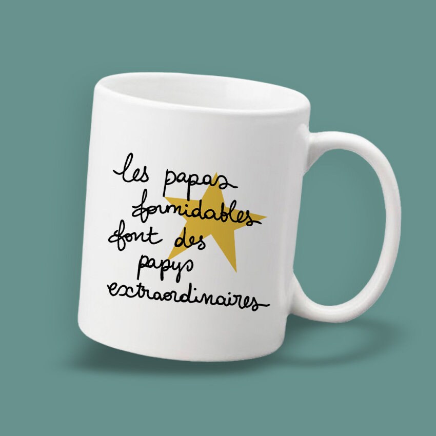 Mug Les Papas Formidables Font Des Papys Exceptionnels - Cadeau Original