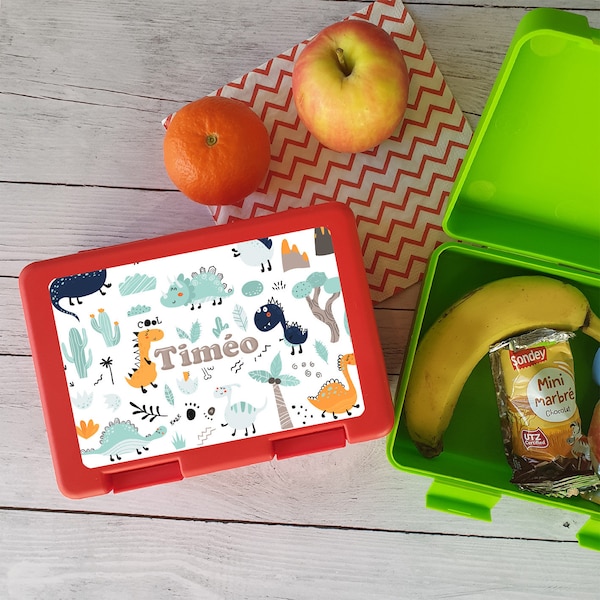 Dinosaurs custom snack box