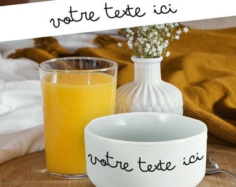 Bol personnalisé avec votre texte personnalisé !|Idée cadeau fête des pères|Idée cadeau papa|Idée cadeau fête des Papis