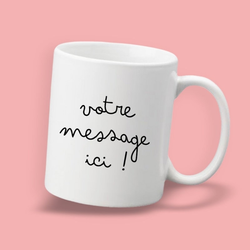 Mug Personnalisable avec Votre Texte