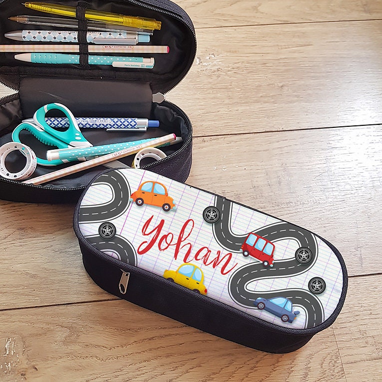 Trousse Personnalisée avec Prénom Voitures