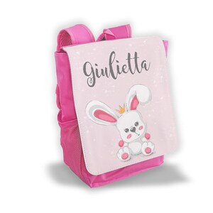 Sac à dos enfant personnalisé crèche / maternelle Lapine
