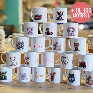 Personalized unbreakable plastic cup for children/Unbreakable children&#39;s glass/Maternal cup/Children&#39;s first name cup
