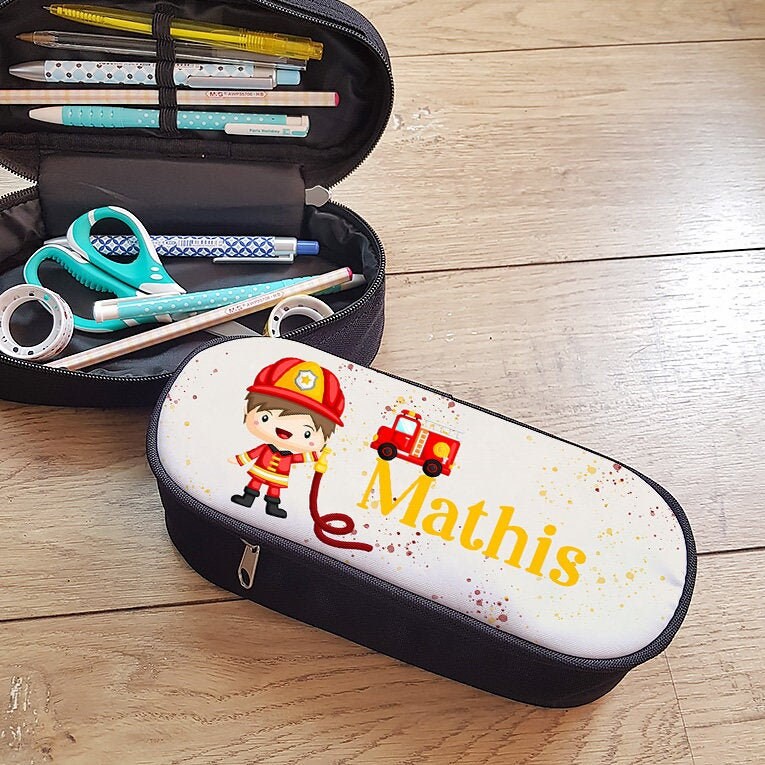 Trousse Personnalisée avec Prénom Pompier