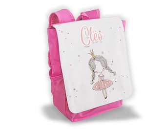 Personalized child backpack nursery / kindergarten Princess