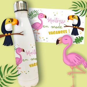 Gepersonaliseerde kalebas of fles Meesteres in vakantiemodus|Kalebas met rietje|Geïsoleerde kalebas|herbruikbare kalebas|Kalebas om te personaliseren