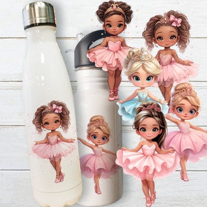 Water bottle|personalized insulated bottle first name Dance, classical dancer, ballerina|Straw water bottle|Insulated water bottle|Gourd to personalize