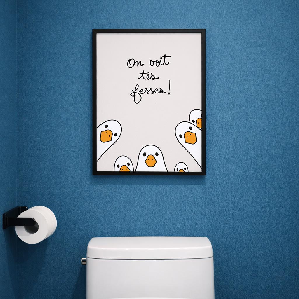 Plaque Métal Humoristique « Attention No Peeing In The Pool » - 20,3 X 30,5 Cm