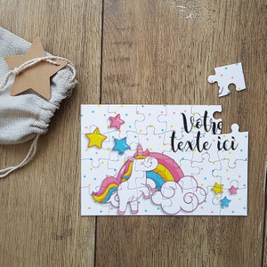 Personalized puzzle with your text||Original pregnancy announcement|Personalized puzzle|Personalized pregnancy announcement| Unicorn model