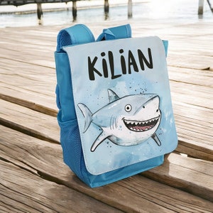 Sac à dos enfant personnalisé crèche / maternelle Requin