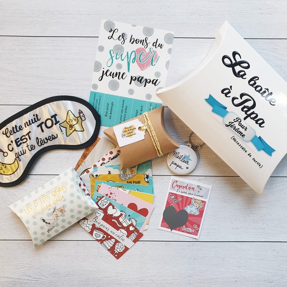Boite à papa personnalisée à son nom|Idée cadeau papa|Idée cadeau futur papa|Cadeau papa bébé| Cadeau papa personnalisé