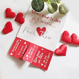 Chéquier des amoureux personnalisable- Cadeau original pour son amoureux(se) !