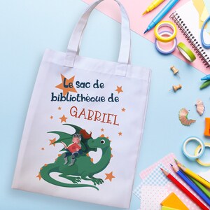 Tragetasche benutzerdefinierte Kindertasche für Dragon Bücherregal