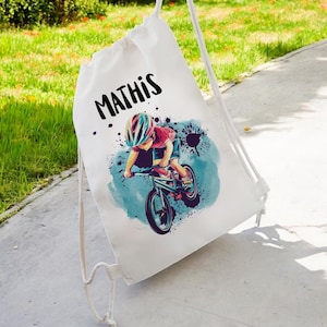 Anpassbare Kindersporttasche Fahrrad-/Fahrradmodell