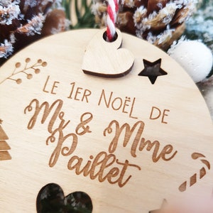 Décoration Sapin pour jeunes mariés