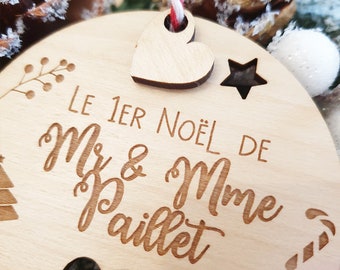 Décoration Sapin pour jeunes mariés