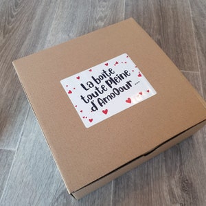 Pack apéro en amoureux personnalisé St Valentin Bière ou Vin Box cadeau image 6