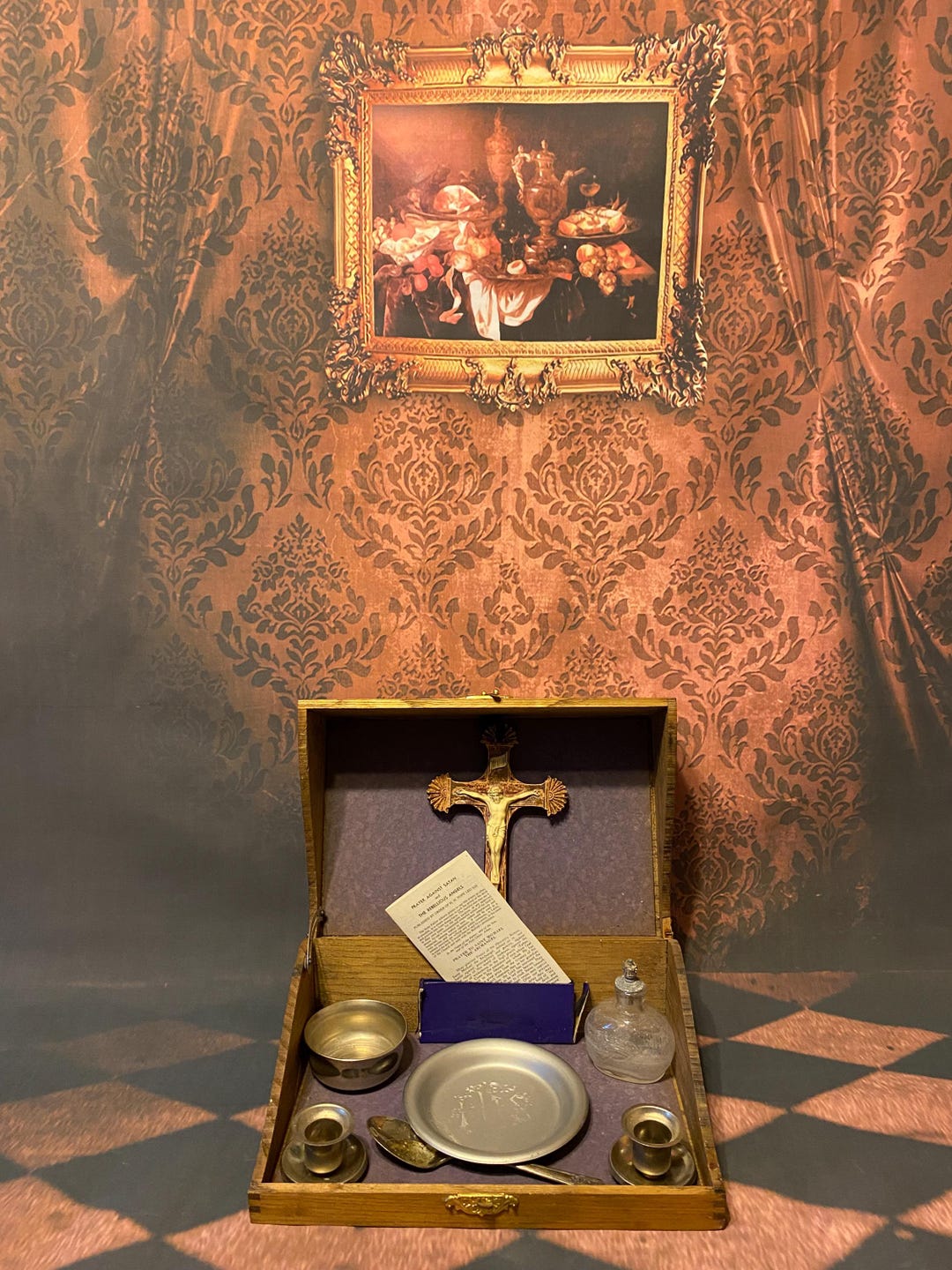 Antique Catholic Priest Last Rites Box: Exorcism Relic - Haunted Object ...