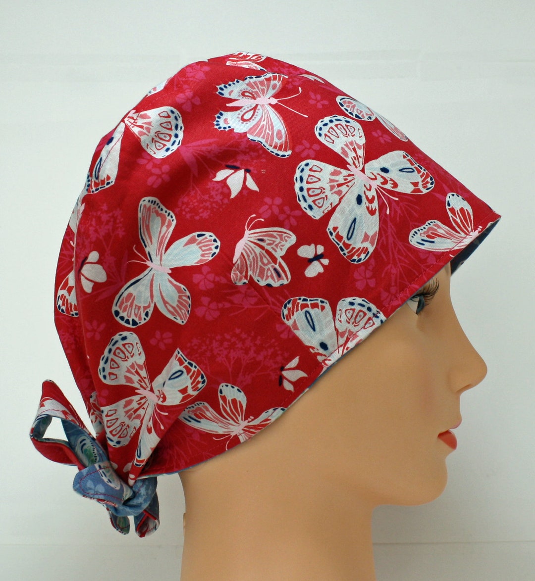 Surgical Scrub Cap for Women Women's Scrub Cap W/buttons Etsy New Zealand