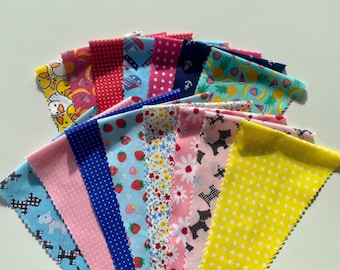 50 Dog Groomers Grooming Necktie Bandanas Mixed sizes - Polycotton S, M, L, XL