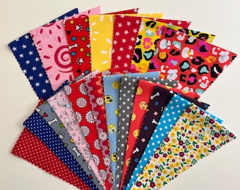100 Dog Groomers Grooming Necktie Bandanas Mixed sizes - Polycotton S, M, L, XL