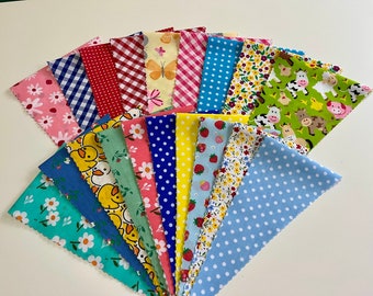 100 Country Picnic Dog Groomers Grooming Necktie Bandanas Mixed sizes - Polycotton S, M, L, XL