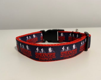 stranger things cat collar