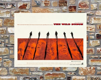 1969 The Wild Bunch Style B vintage western movie poster print