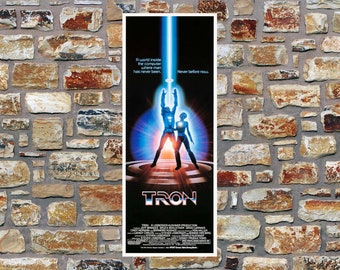 1982 Tron Insert vintage science fiction movie poster print