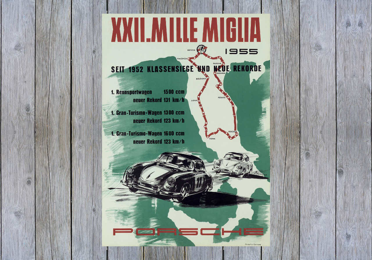 Mille Miglia Poster - Etsy
