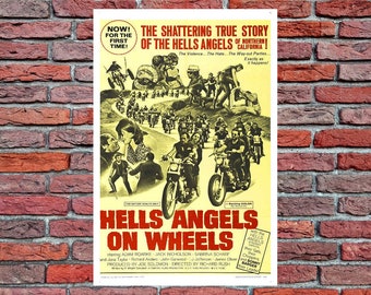 Hells Angels on Wheels Poster | Adam Roarke | Jack Nicholson