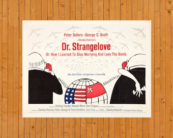 1964 Dr. Strangelove Style B vintage movie poster print