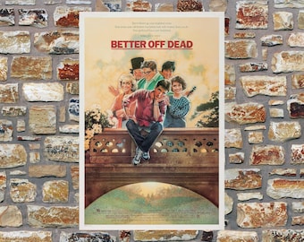 1985 Better Off Dead vintage comedy movie poster print