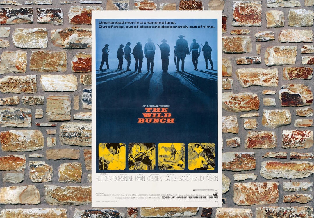 1969 the Wild Bunch Style A Vintage Western Movie Poster Print - Etsy