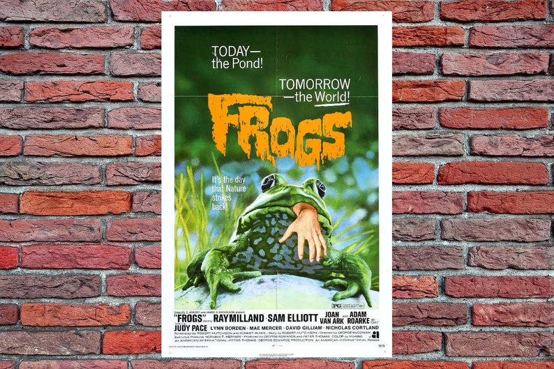 Adam Rourke Frogs 1972 Frogs Vintage Movie Poster Print - Etsy