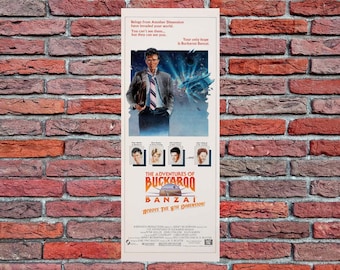 1984 The Adventures of Buckaroo Banzai Insert Size vintage movie poster print